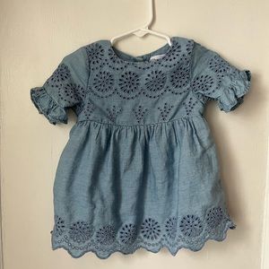 Zara baby eyelet dress